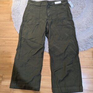 Green Wide Leg Jeans